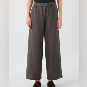 Eileen Fisher Grove Wide Leg, Full Length, Linen Pants XL